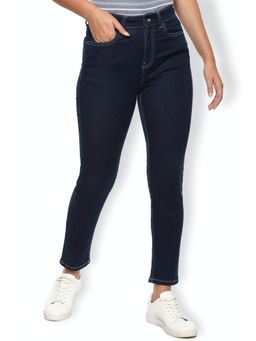 Van Heusen - Women Navy Dark Wash Slim Fit Jeans