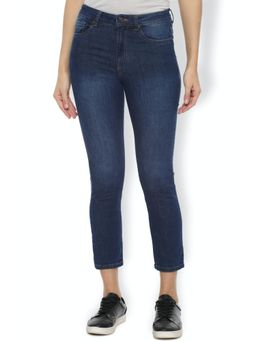 Van Heusen - Women Navy Dark Wash Slim Fit Jeans