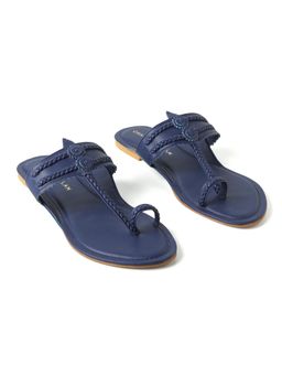 Chaal Chalan - Jayla Navy Blue Kolhapuris