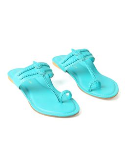 Chaal Chalan - Jayla Turquoise Kolhapuris