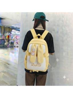 WALSON - Yellow Korean Kawaii Water Resistant Stylish Backpack