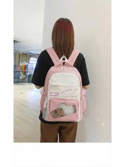 WALSON - Pink Korean Kawaii Water Resistant Stylish Backpack