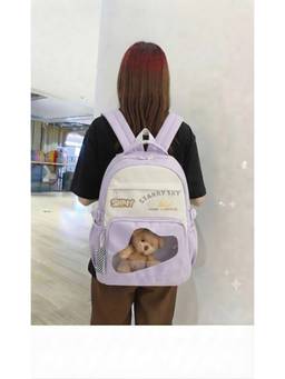 WALSON - Purple Korean Kawaii Water Resistant Stylish Backpack