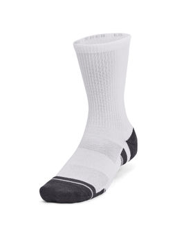 Under Armour - Unisex White Performance Tech Crew Socks (Pack of 3)