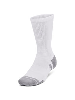 Under Armour - Unisex White Performance Tech Crew Socks (Pack of 3)