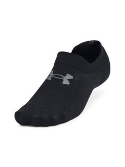 Under Armour - Unisex Black Essential Ultra Low Tab Socks (Pack of 3)