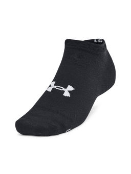 Under Armour - Unisex Black Essential Low Cut Socks (Pack of 6)