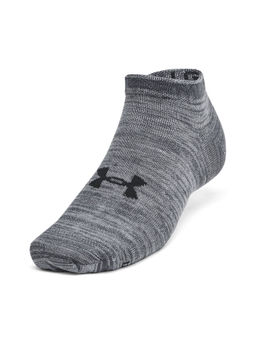 Under Armour - Unisex Grey Essential Low Cut Socks (Pack of 6)