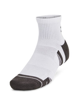Under Armour - Unisex White Performance Tech Quarter Socks (Pack of 6)