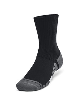 Under Armour - Unisex Black Team Crew Socks