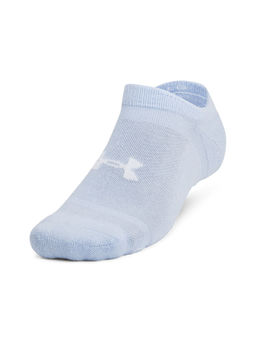Under Armour - Unisex Blue Essential Cushion No Show Socks (Pack of 6)