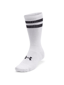 Under Armour - Unisex White Essential Crew Socks (Pack of 6)