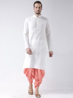 KISAH - Men White Kurta (Set of 2)