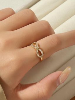 Salty - Twyla Infinity Gold Adjustable Ring