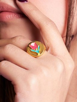Salty - Radiant Flora Blooming Beauty Adjustable Ring