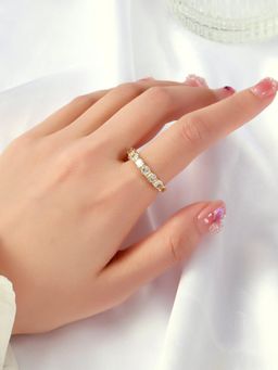 Salty - Victoria Gold Adjustable Ring