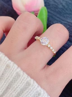 Salty - Luna Promise Spark Adjustable Ring