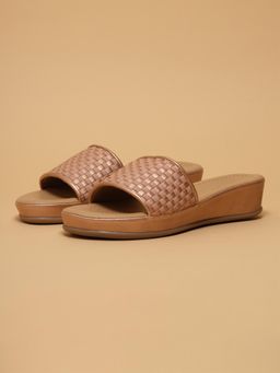 ERIDANI - Erina Rosegold Comfort Wedges