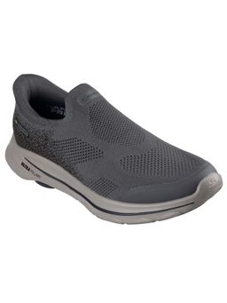 SKECHERS - Men GO WALK 8 - PELAYO Black Walking Shoes
