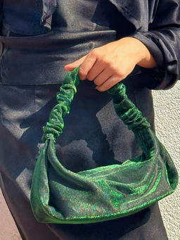 ETCETERA - Stardust Emerald Green Party Bag