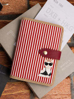 ETCETERA - Unisex Stripe Right Jetset Passport Case - Meowtini