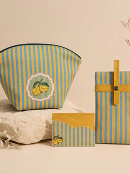 ETCETERA - Unisex Stripe Right Daily Trio Gift Set - Limoncello