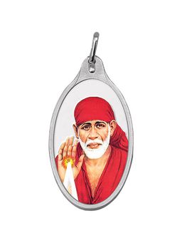 Kundan - 10.11 gm (999.9) Sai Baba Silver Colour Pendant