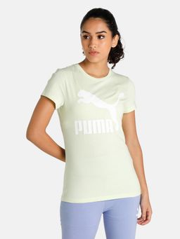 Puma - Classics Logo Women Green T-shirt