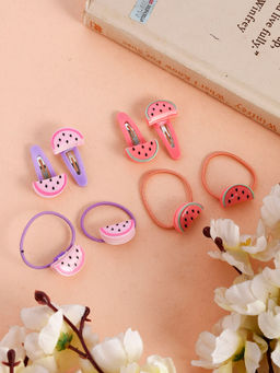 Silvermerc Designs - Watermelon Hair Accessories (Set Of 8)