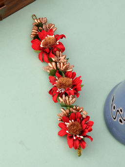 Silvermerc Designs - Marigold Artificial Flower Hair Bun