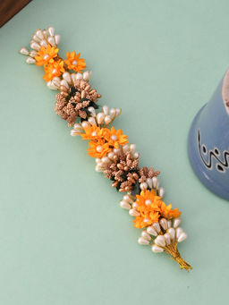 Silvermerc Designs - Marigold Artificial Flower Hair Bun