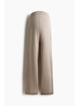 H&M - Women Beige MAMA Knitted trousers