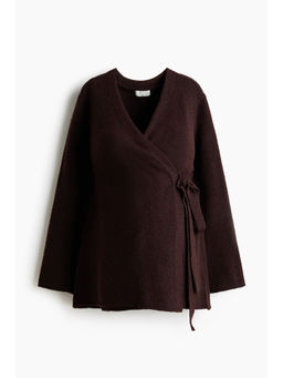 H&M - Women Brown MAMA Before & After wrapover Top