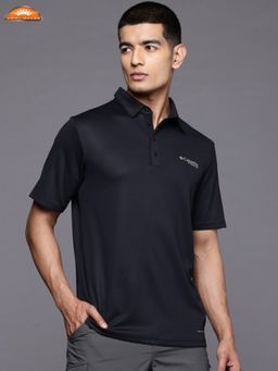 Columbia - Men's Navy Blue Omni Wick Summit Valley Polo T-Shirt