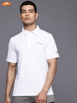 Columbia - Men's White Omni Wick Summit Valley Polo T-Shirt