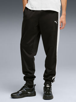Puma - Essentials T7 Men's Side-Striped Black Joggers