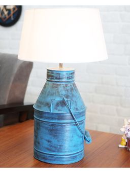 Homesake - Algae Milk Can Table Lamp White shade