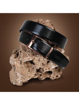 Red Tape - Men Black & Brown Reversible Turning Leather Belt