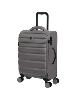 it luggage - Census Grey Cabin Softsided Luggage Trolley With TSA Lock