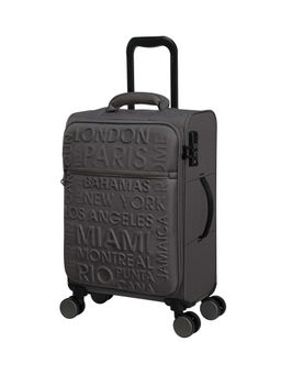 it luggage - Citywide Grey Cabin Softsided Luggage Trolley With TSA Lock