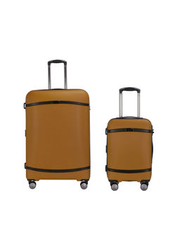 it luggage - Quaint Brown Set of 2 28-20 Inches Expandable Hardsided TSA Luggage Trolley