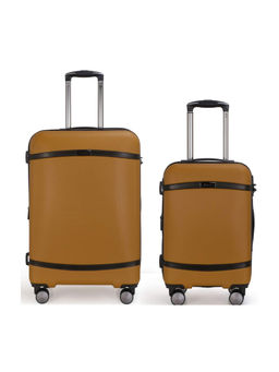 it luggage - Quaint Brown Set of 2 24-20 Inches Expandable Hardsided TSA Luggage Trolley