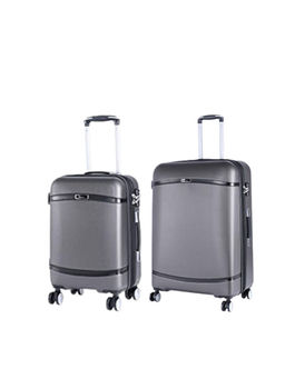 it luggage - Quaint Grey Set of 2 24-20 Inches Expandable Hardsided TSA Luggage Trolley