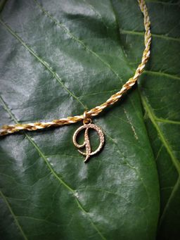 Digital Dress Room - Letter D Name Rakhi Designs Personalized Alphabet Gold Plated Customized Ad