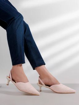 The White Pole - Womens Pink Elegant Brided Style Sandal Heels