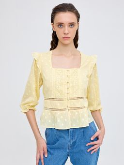 Cover Story - Garden Party Yellow Top