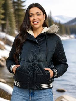 Duke - Blue Nylon Solid Jacket