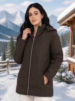 Okane - Hooded Quilted Puffer Gilet / Sleeveless Puffer Jacket