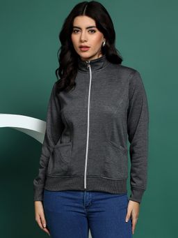 BRINNS - Women Fleece Charcoal Jacket