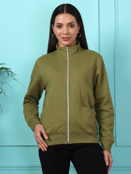BRINNS - Women Fleece Olive Jacket